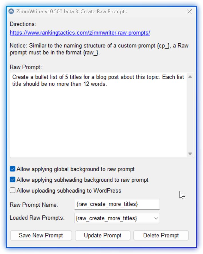 Bulk RAW Prompts in ZimmWriters Custom Outlines - 1721552911 337 Bulk RAW Prompts in ZimmWriters Custom Outlines