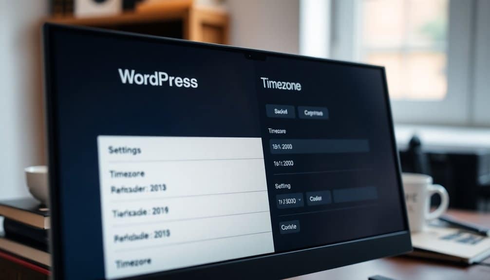 configuring wordpress timezone settings