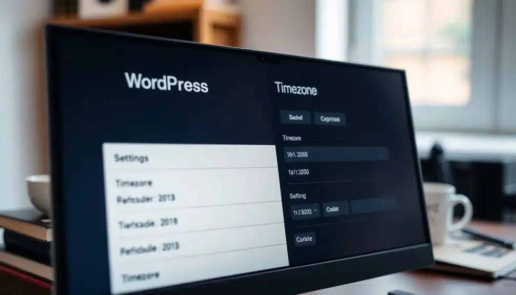 configuring wordpress timezone settings