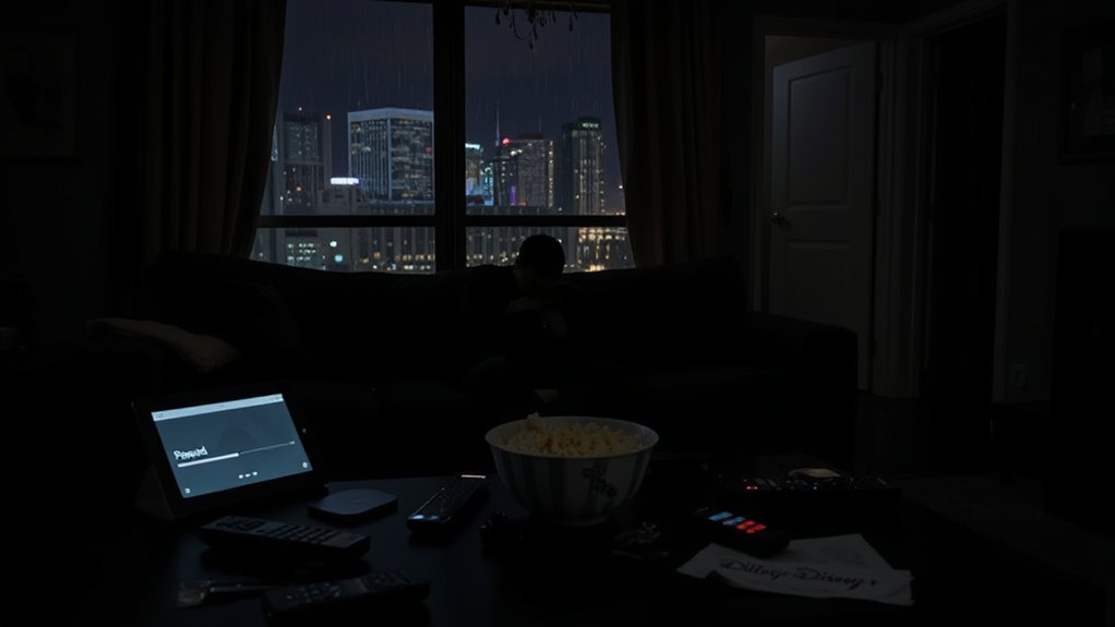 einsames Schauen geteilte Erinnerungen