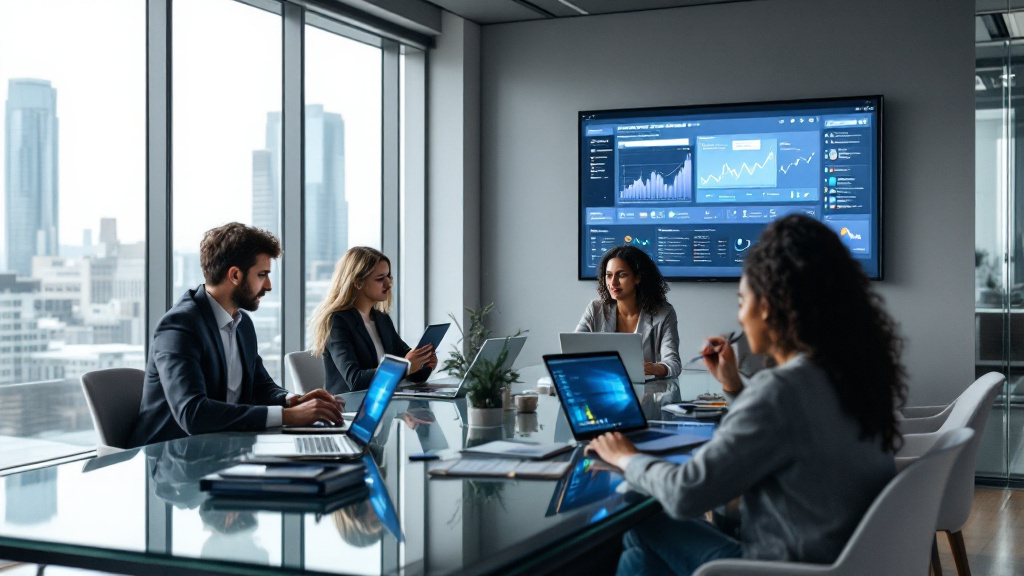 Marketing-Team analysiert AI-SEO-Strategien und Plattform-Performance